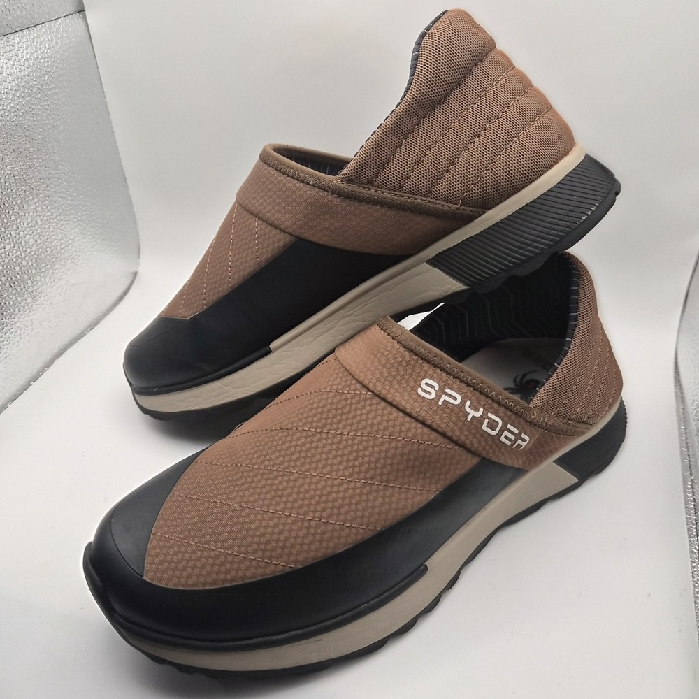 Spyder Maverick Slip On Shoes Men's 9.5 Brown Comfort Casual Walking Sneakers